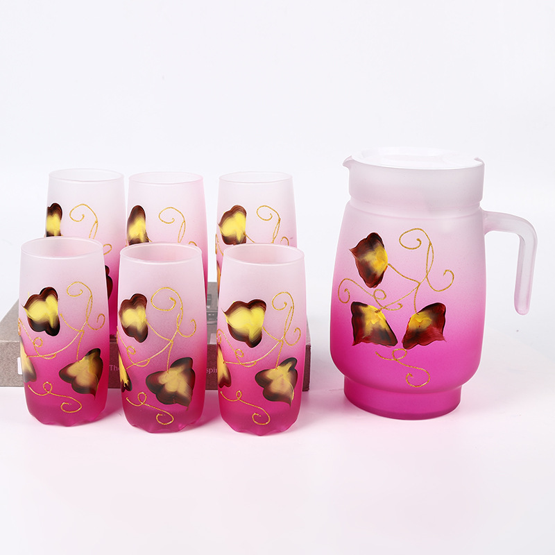 6 Teile des Bechertopfes Painted Cup 6 Stücke der kreativen großen Kapazität Pot Belly Set Großhandel Customization
